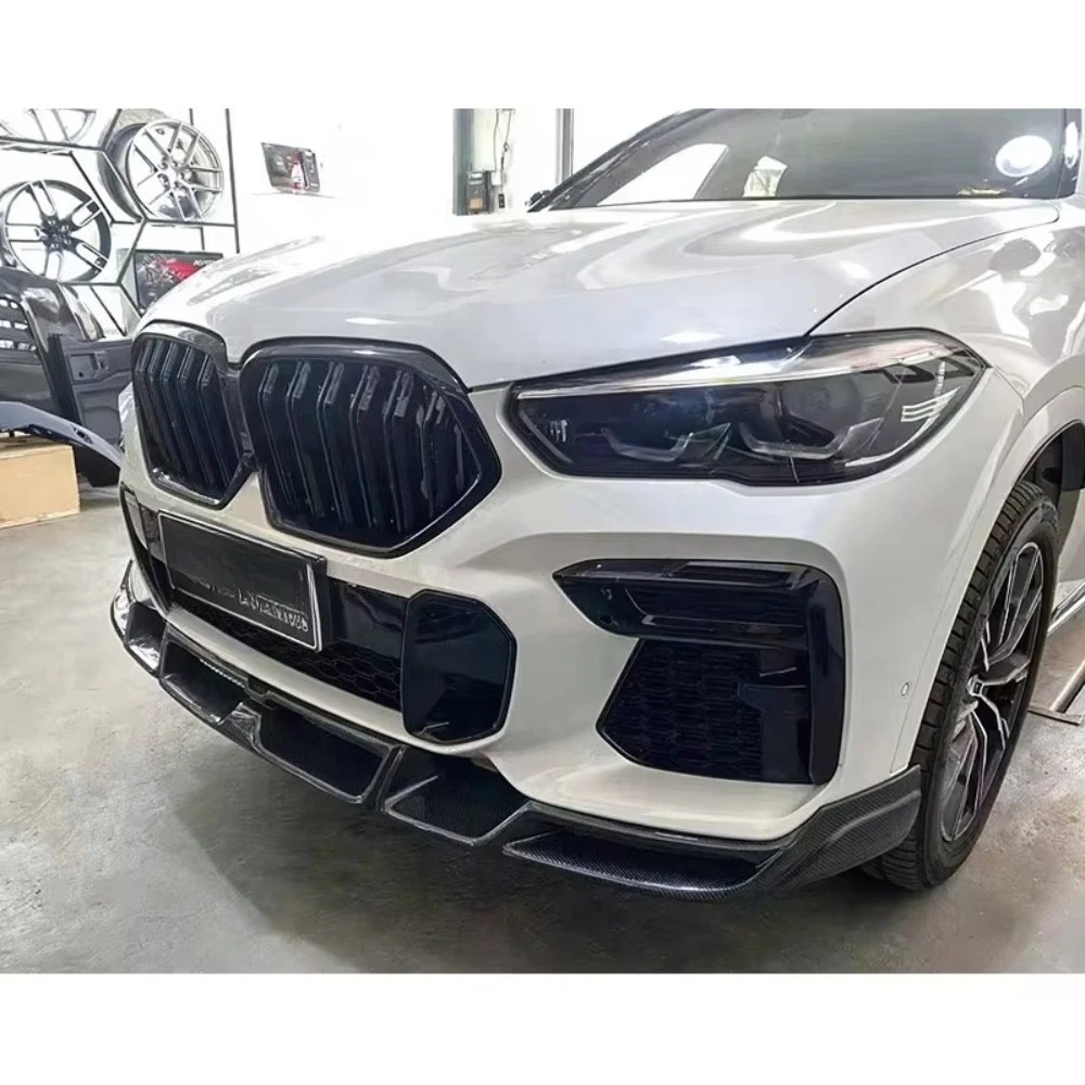 LD Style Carbon Fiber Kits Hood Side Skirt Diffuser Front Lip Rear Spoiler  Excellent Quality Perfect Fit for  X6 G06